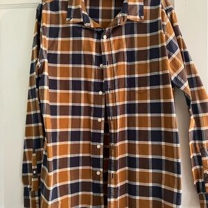 dip Men's Casual Plaid Shirt